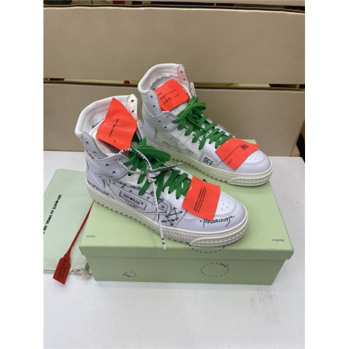 Off-White High Tops Shoes For Men #917118 $112.00 USD, Wholesale Replica Off-White High Tops Shoes