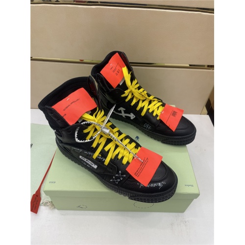 Off-White High Tops Shoes For Men #917119 $112.00 USD, Wholesale Replica Off-White High Tops Shoes
