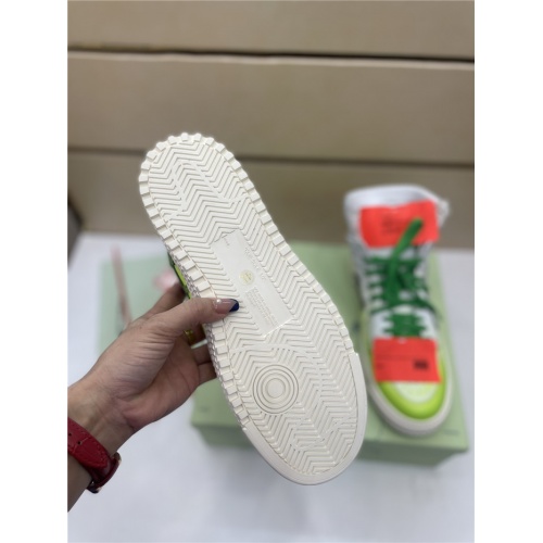Replica Off-White High Tops Shoes For Men #917121 $112.00 USD for Wholesale