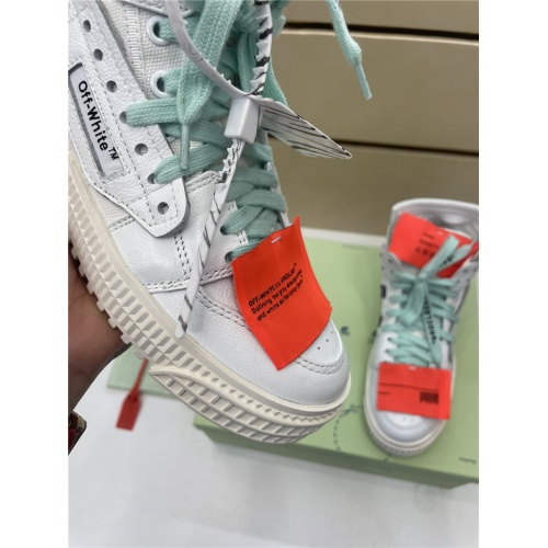 Replica Off-White High Tops Shoes For Men #917123 $112.00 USD for Wholesale