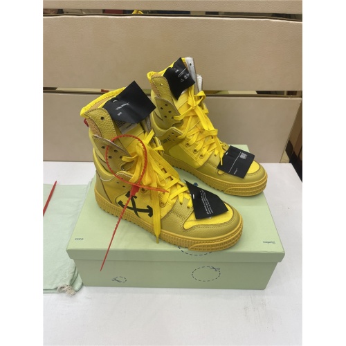 Off-White High Tops Shoes For Men #917124 $112.00 USD, Wholesale Replica Off-White High Tops Shoes
