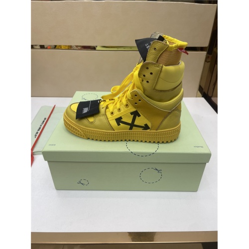 Replica Off-White High Tops Shoes For Men #917124 $112.00 USD for Wholesale