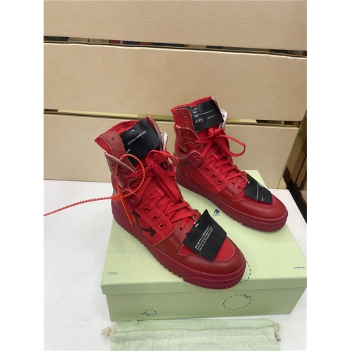 Off-White High Tops Shoes For Men #917125 $112.00 USD, Wholesale Replica Off-White High Tops Shoes