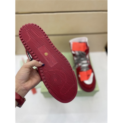 Replica Off-White High Tops Shoes For Women #917127 $112.00 USD for Wholesale