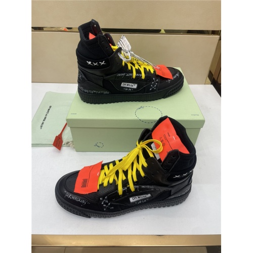 Replica Off-White High Tops Shoes For Women #917132 $112.00 USD for Wholesale