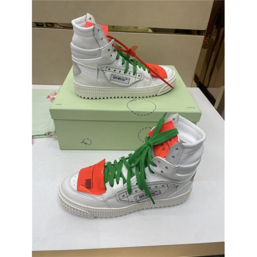 Replica Off-White High Tops Shoes For Women #917133 $112.00 USD for Wholesale