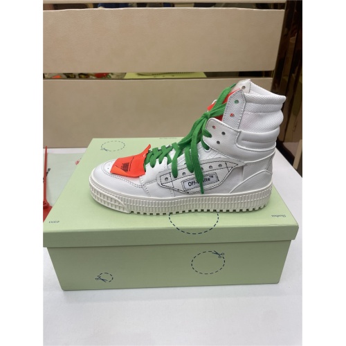 Replica Off-White High Tops Shoes For Women #917133 $112.00 USD for Wholesale