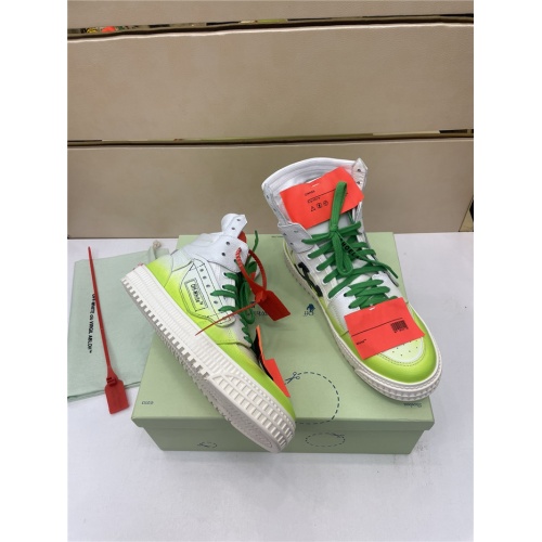 Replica Off-White High Tops Shoes For Women #917134 $112.00 USD for Wholesale