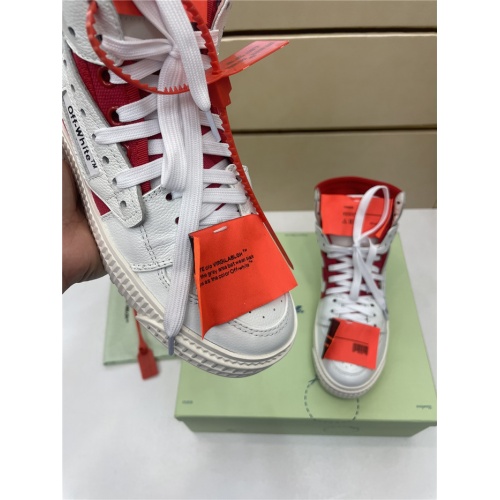 Replica Off-White High Tops Shoes For Women #917135 $112.00 USD for Wholesale