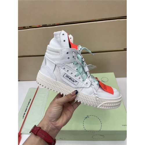 Replica Off-White High Tops Shoes For Women #917136 $112.00 USD for Wholesale