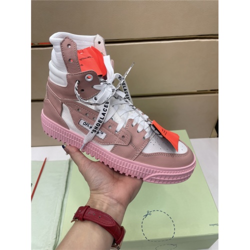 Replica Off-White High Tops Shoes For Women #917137 $112.00 USD for Wholesale