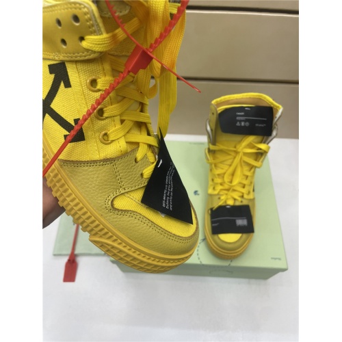 Replica Off-White High Tops Shoes For Women #917138 $112.00 USD for Wholesale