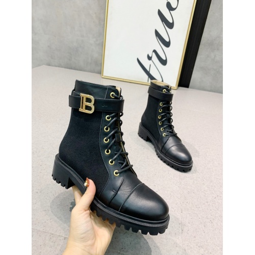 Replica Balmain Boots For Women #917300 $150.00 USD for Wholesale