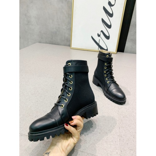Replica Balmain Boots For Women #917300 $150.00 USD for Wholesale