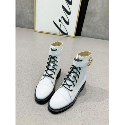 Replica Balmain Boots For Women #917301 $150.00 USD for Wholesale