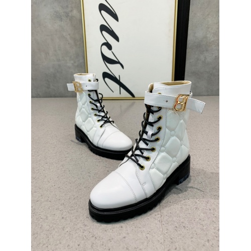 Replica Balmain Boots For Women #917302 $150.00 USD for Wholesale