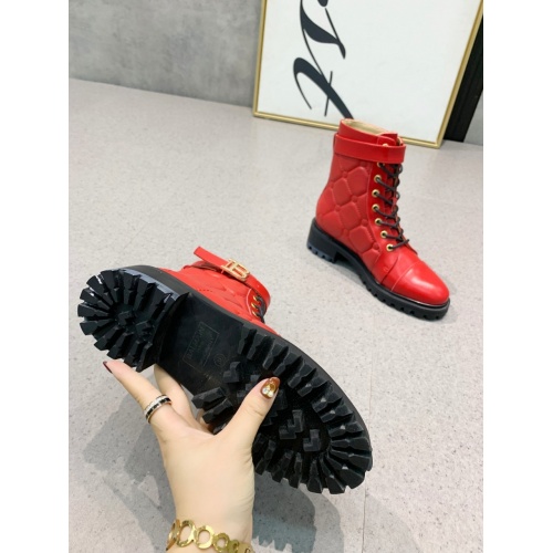 Replica Balmain Boots For Women #917307 $150.00 USD for Wholesale