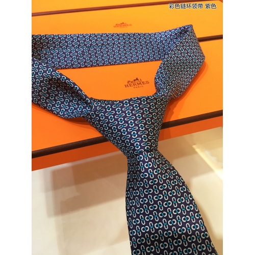 Replica Hermes Necktie For Men #917391 $61.00 USD for Wholesale