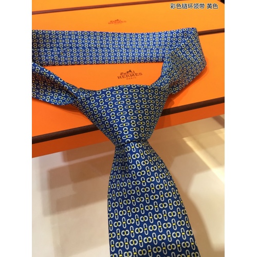 Replica Hermes Necktie For Men #917392 $61.00 USD for Wholesale