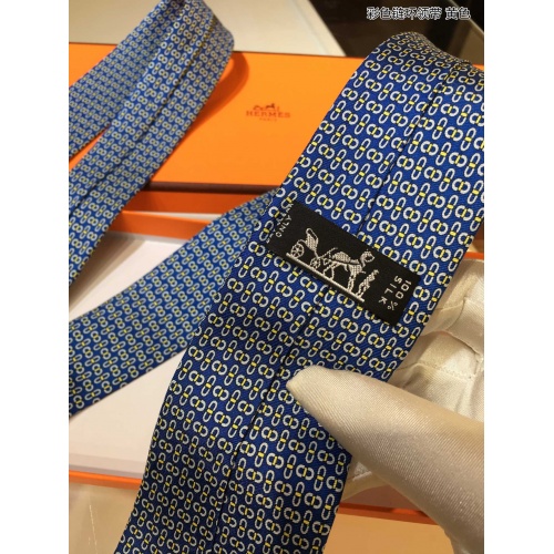 Replica Hermes Necktie For Men #917392 $61.00 USD for Wholesale