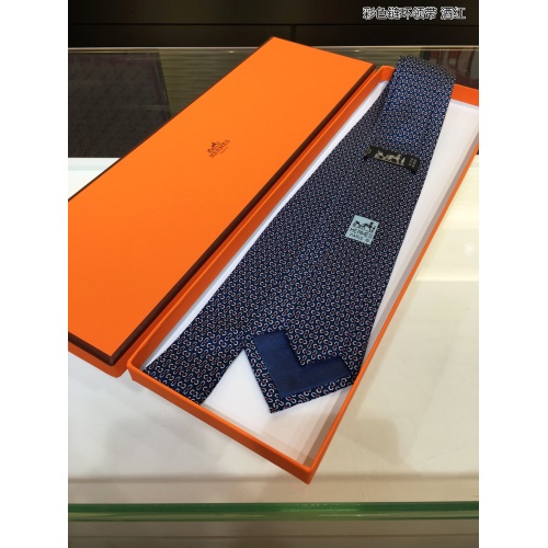 Replica Hermes Necktie For Men #917394 $61.00 USD for Wholesale