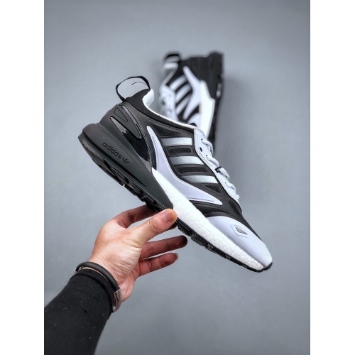 Replica Adidas ZX Shoes For Men #917446 $83.00 USD for Wholesale