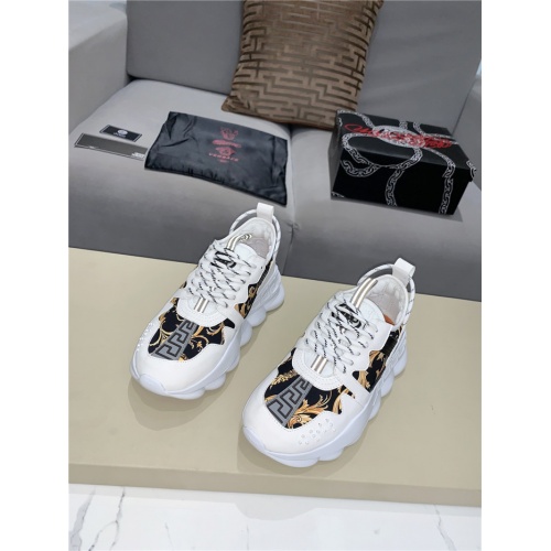Replica Versace Casual Shoes For Men #917472 $98.00 USD for Wholesale