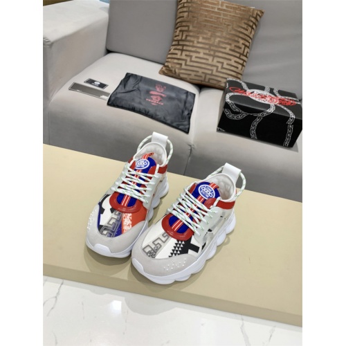 Replica Versace Casual Shoes For Men #917473 $98.00 USD for Wholesale