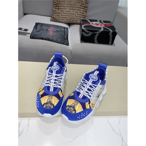 Replica Versace Casual Shoes For Men #917484 $98.00 USD for Wholesale