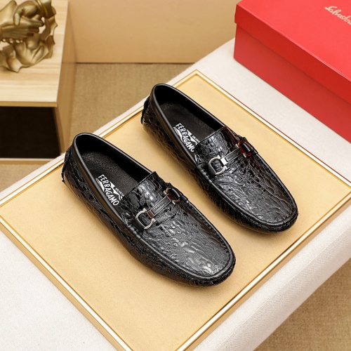 Ferragamo Salvatore FS Leather Shoes For Men #917527