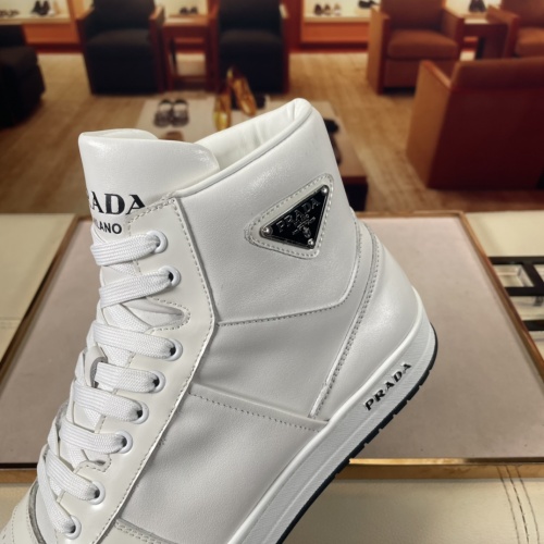 Replica Prada High Tops Shoes For Men #917544 $112.00 USD for Wholesale