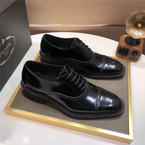 Prada Leather Shoes For Men #917810