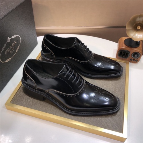 Prada Leather Shoes For Men #917813