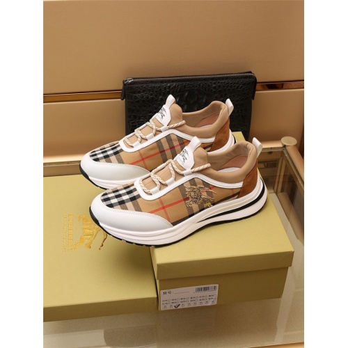 Replica Burberry Casual Shoes For Men #917834 $82.00 USD for Wholesale