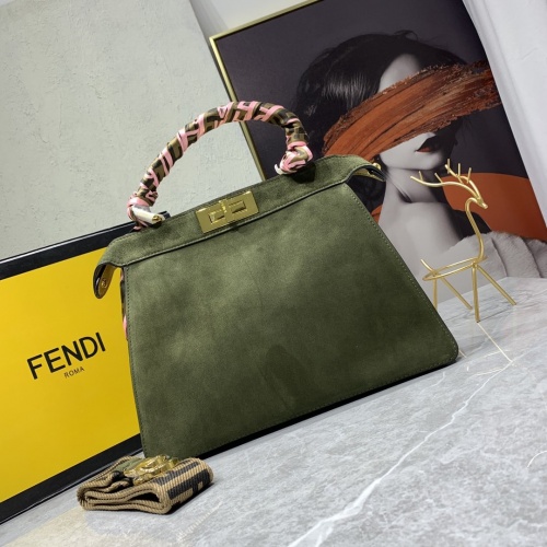 Fendi AAA Quality Handbags For Women #917919 $135.00 USD, Wholesale Replica Fendi AAA Quality Handbags