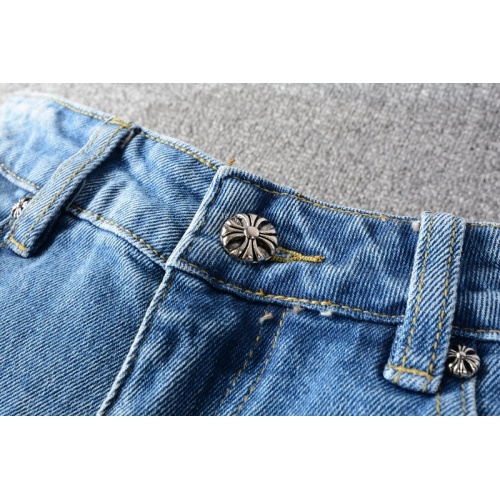 Replica Chrome Hearts Jeans For Men #917944 $66.00 USD for Wholesale