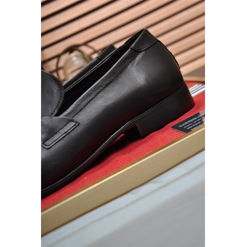 Replica Prada Leather Shoes For Men #917976 $98.00 USD for Wholesale