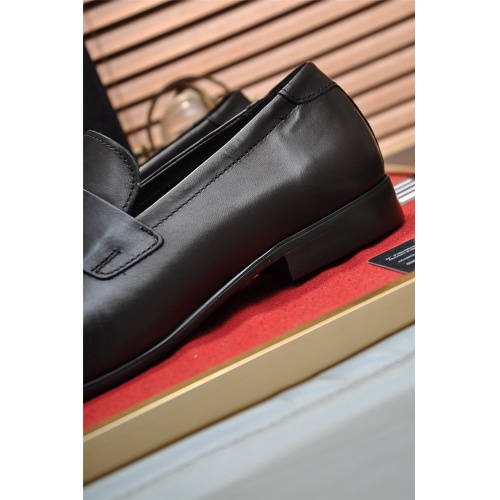 Replica Prada Leather Shoes For Men #917977 $98.00 USD for Wholesale