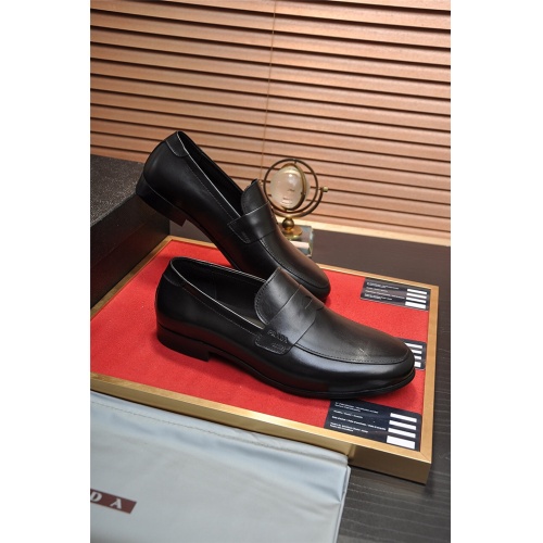 Prada Leather Shoes For Men #917978 $98.00 USD, Wholesale Replica Prada Leather Shoes
