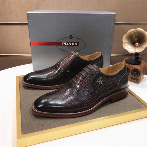 Prada Leather Shoes For Men #918155