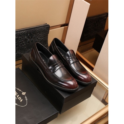 Prada Leather Shoes For Men #918185