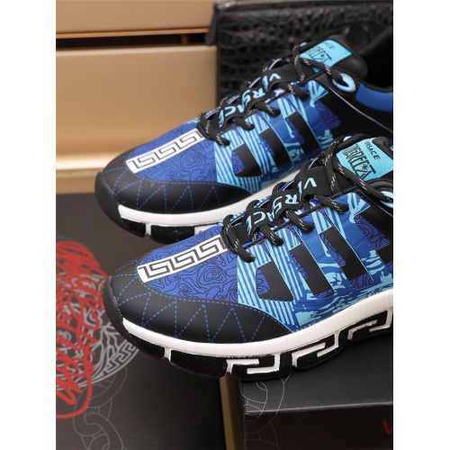 Replica Versace Casual Shoes For Men #918219 $85.00 USD for Wholesale