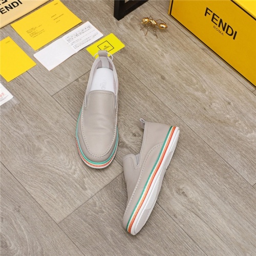 Replica Fendi Casual Shoes For Men #918235 $80.00 USD for Wholesale