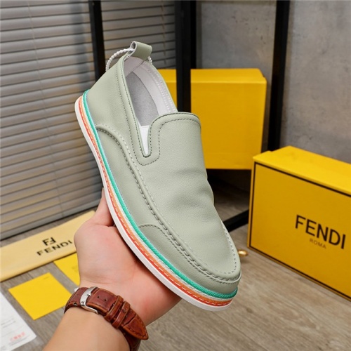 Replica Fendi Casual Shoes For Men #918236 $80.00 USD for Wholesale