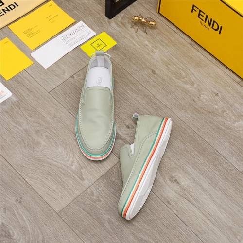 Replica Fendi Casual Shoes For Men #918236 $80.00 USD for Wholesale