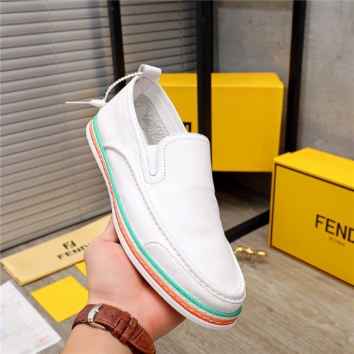 Replica Fendi Casual Shoes For Men #918237 $80.00 USD for Wholesale