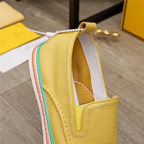 Replica Fendi Casual Shoes For Men #918238 $80.00 USD for Wholesale