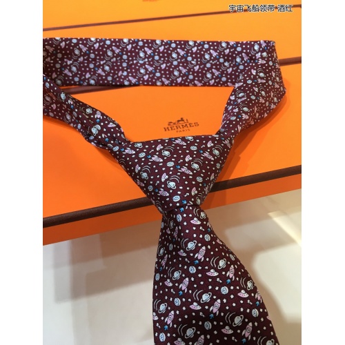 Replica Hermes Necktie For Men #918414 $61.00 USD for Wholesale