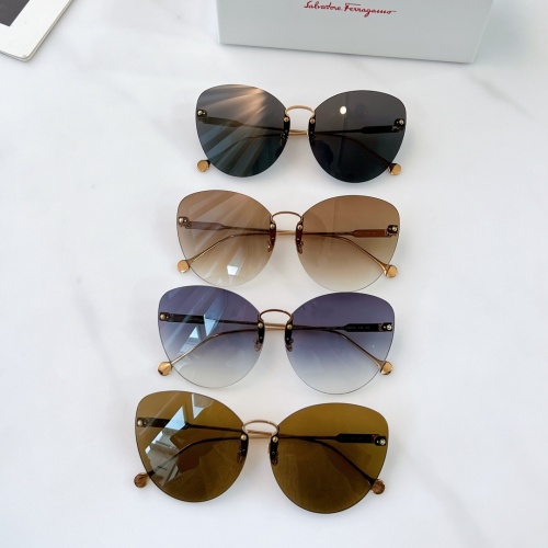 Replica Salvatore Ferragamo AAA Quality Sunglasses #918461 $60.00 USD for Wholesale