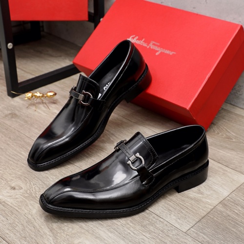 Salvatore Ferragamo Leather Shoes For Men #918875 $80.00 USD, Wholesale Replica Salvatore Ferragamo Leather Shoes